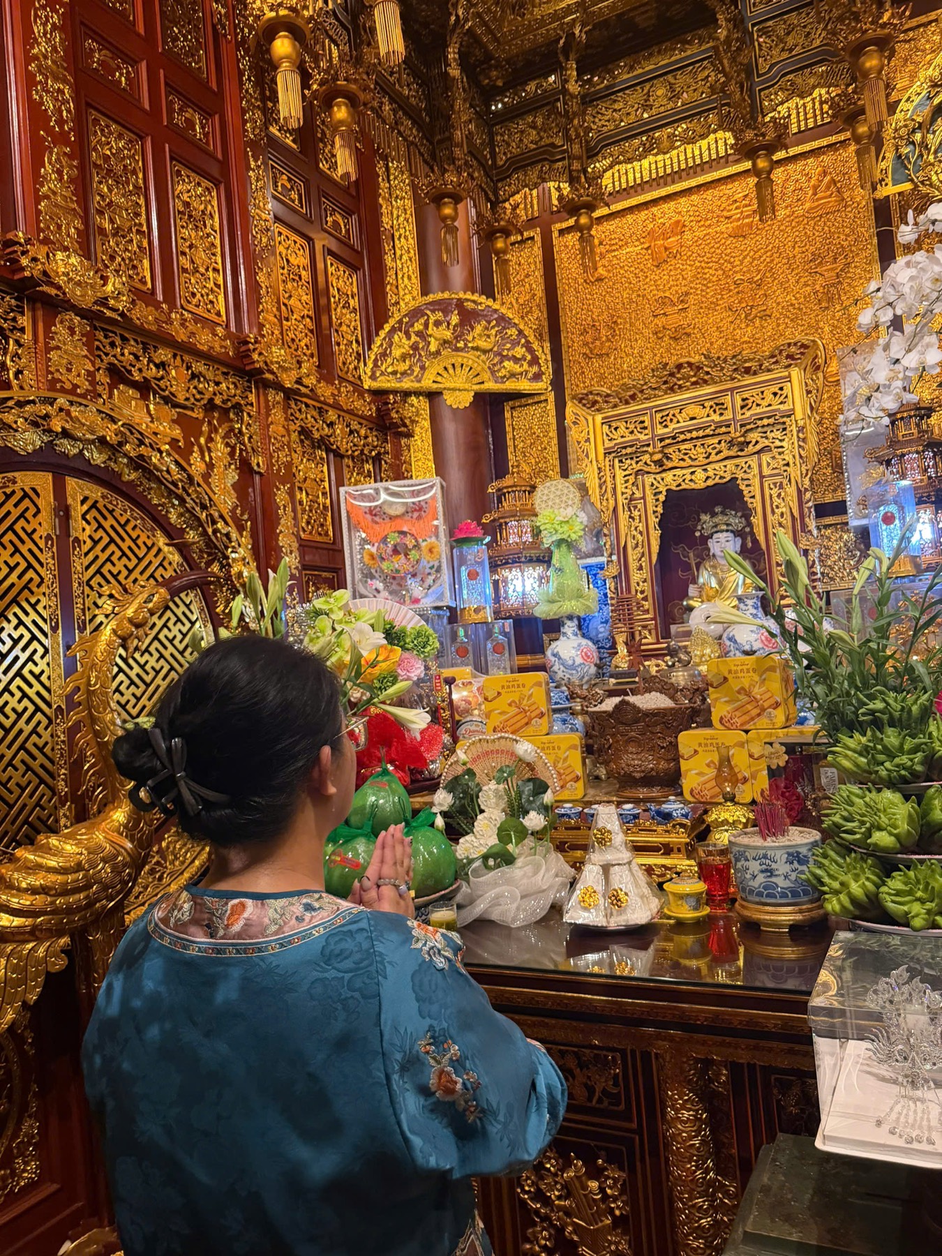 Đàn lễ trang nghiêm tại Đền Dầm